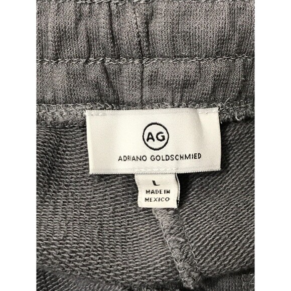 2 PAIR AG Adriano Goldschmied Jeans Co. Size LARGE Brown Gray Terry Sweat Shorts - Picture 11 of 16